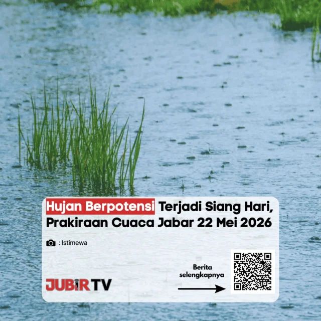 Sedia Payung! BMKG Prediksi Hujan Berpotensi Turun Siang Hari di Wilayah Jabar 🌧️☂️

Badan Meteorologi, Klimatologi, dan Geofisika (BMKG) merilis prakiraan cuaca Jawa Barat untuk hari Jumat (22/5). Sebagian besar wilayah, termasuk Sukabumi dan sekitarnya, berpotensi mengalami hujan dengan intensitas ringan hingga sedang pada siang menjelang sore hari.

Bagi kalian yang beraktivitas di luar ruangan, pastikan membawa jas hujan atau payung dan tetap berkendara dengan hati-hati. Bagaimana kondisi cuaca di wilayah kalian siang ini? Tulis di kolom komentar! 👇

📌 𝐈𝐧𝐟𝐨 𝐥𝐞𝐧𝐠𝐤𝐚𝐩𝐧𝐲𝐚 𝐜𝐞𝐤 𝐝𝐢 𝐬𝐭𝐨𝐫𝐲 & 𝐬𝐨𝐫𝐨𝐭𝐚𝐧

#jubirtv #jubirtvnewscom #prakeraancuaca #bmkg #cuacajabar #sukabumi #beritasukabumi #kabupatensukabumi #infobmkg #hujansiang #cuacahariini #infosukabumi