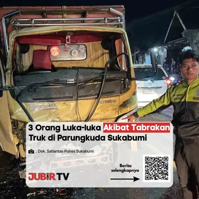 Kecelakaan Truk di Parungkuda: 3 Orang Dilaporkan Luka-luka 🚛⚠️

Terjadi insiden kecelakaan lalu lintas yang melibatkan truk di wilayah Parungkuda, Kabupaten Sukabumi. Akibat peristiwa ini, dilaporkan tiga orang mengalami luka-luka dan telah mendapatkan penanganan medis.

Hingga saat ini, pihak berwenang masih melakukan pendalaman terkait kronologi kejadian. Bagi pengendara yang melintas di jalur utama Sukabumi-Bogor, diharapkan untuk selalu meningkatkan kewaspadaan dan tetap berhati-hati dalam berkendara.

📌 𝐈𝐧𝐟𝐨 𝐥𝐞𝐧𝐠𝐤𝐚𝐩𝐧𝐲𝐚 𝐜𝐞𝐤 𝐝𝐢 𝐬𝐭𝐨𝐫𝐲 & 𝐬𝐨𝐫𝐨𝐭𝐚𝐧

#jubirtv #jubirtvnewscom #kecelakaan #parungkuda #sukabumi #beritasukabumi #infokecelakaan #kabupatensukabumi #waspadaberkendara #lalulintas