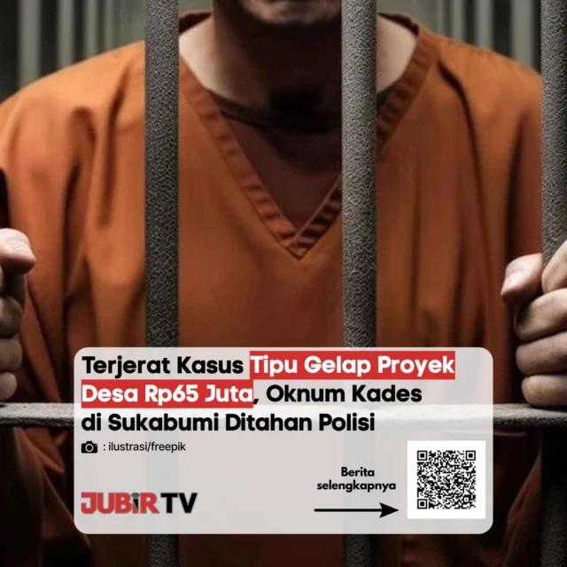Terjerat Kasus Penipuan Proyek Desa Rp65 Juta, Oknum Kades di Sukabumi Ditahan 🚔⚖️
Seorang oknum Kepala Desa di wilayah Kabupaten Sukabumi resmi ditahan oleh pihak kepolisian. Penahanan dilakukan setelah yang bersangkutan diduga terlibat dalam kasus tindak pidana penipuan dan penggelapan dana proyek desa dengan kerugian mencapai Rp65 juta. Saat ini, pihak berwenang tengah mendalami kasus tersebut untuk proses hukum lebih lanjut.

📌 𝐈𝐧𝐟𝐨 𝐥𝐞𝐧𝐠𝐤𝐚𝐩𝐧𝐲𝐚 𝐜𝐞𝐤 𝐝𝐢 𝐬𝐭𝐨𝐫𝐲 & 𝐬𝐨𝐫𝐨𝐭𝐚𝐧

#jubirtv #jubirtvnewscom #sukabumi #kriminal #kasuspenipuan #beritasukabumi #hukum #polressukabumi #infokriminal