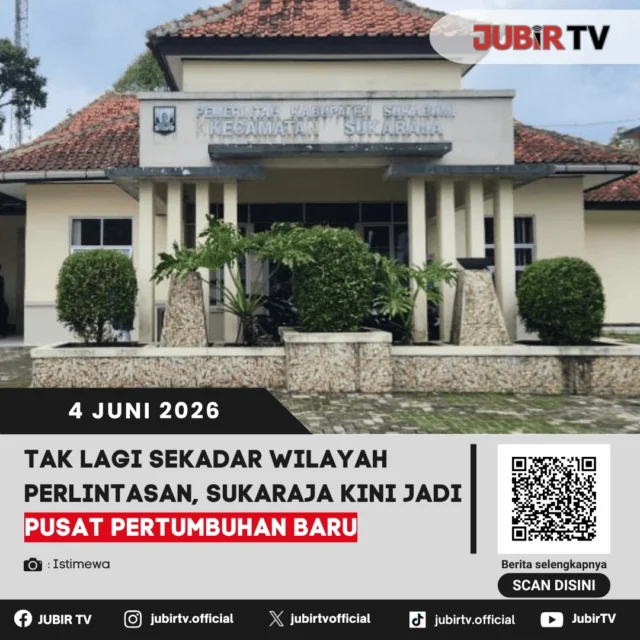 Kecamatan Sukaraja kini tengah bertransformasi dari sekadar wilayah perlintasan menjadi titik pusat pertumbuhan ekonomi baru di Kabupaten Sukabumi. Peningkatan aktivitas perdagangan, pembangunan infrastruktur pendukung, serta kemudahan akses yang semakin baik telah memicu munculnya berbagai sentra ekonomi kreatif dan bisnis lokal di kawasan ini. Perubahan status ini diharapkan dapat memberikan dampak positif bagi kesejahteraan masyarakat sekitar melalui penciptaan lapangan kerja baru serta peningkatan nilai ekonomi daerah. Pemerintah daerah terus berupaya mengawal pengembangan wilayah ini agar tumbuh secara terencana dan berkelanjutan sebagai motor penggerak ekonomi baru di wilayah Sukabumi.

📌 𝐈𝐧𝐟𝐨 𝐥𝐞𝐧𝐠𝐤𝐚𝐩𝐧𝐲𝐚 𝐜𝐞𝐤 𝐝𝐢 𝐬𝐭𝐨𝐫𝐲 & 𝐬𝐨𝐫𝐨𝐭𝐚𝐧

#jubirtv #jubirtvnewscom #sukabumi #sukaraja #ekonomi #pusatpertumbuhan #pembangunandaerah #infosukabumi #beritaterkini #potensidaerah