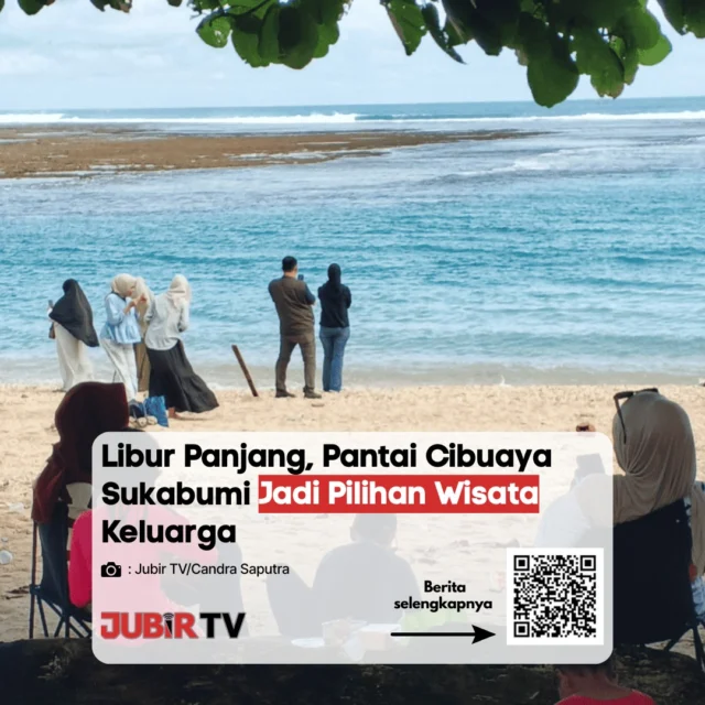 Libur Panjang, Pantai Cibuaya Sukabumi Jadi Destinasi Favorit Keluarga 🏖️👨‍👩‍👧‍👦
Memanfaatkan momen libur panjang, Pantai Cibuaya di Sukabumi menjadi pilihan utama bagi banyak keluarga untuk menghabiskan waktu bersama. Keindahan pesisir dan suasana yang ramah anak menjadikan pantai ini lokasi yang tepat untuk bersantai, bermain pasir, atau sekadar menikmati pemandangan laut. Tingginya antusiasme pengunjung menunjukkan bahwa destinasi wisata di Sukabumi terus menjadi primadona bagi masyarakat lokal maupun wisatawan yang ingin melepas penat di akhir pekan.

📌 𝐈𝐧𝐟𝐨 𝐥𝐞𝐧𝐠𝐤𝐚𝐩𝐧𝐲𝐚 𝐜𝐞𝐤 𝐝𝐢 𝐬𝐭𝐨𝐫𝐲 & 𝐬𝐨𝐫𝐨𝐭𝐚𝐧

#jubirtv #jubirtvnewscom #sukabumi #pantaicibuaya #wisatasukabumi #liburpanjang #destinasikeluarga #infosukabumi #wisatabahari