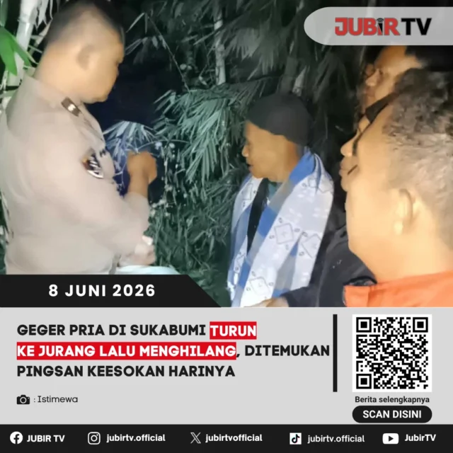 Pria Sukabumi Diduga Jatuh ke Jurang, Tim SAR Lakukan Pencarian 🔦🧗

Sebuah insiden mengkhawatirkan terjadi di wilayah Sukabumi, di mana seorang pria dilaporkan jatuh ke dalam jurang dan hingga kini masih dalam proses pencarian. Tim SAR gabungan telah dikerahkan ke lokasi untuk melakukan penyisiran di sekitar area kejadian. Kondisi medan yang cukup sulit dan terjal menjadi tantangan utama bagi petugas dalam upaya menelusuri keberadaan korban. Pihak keluarga dan warga sekitar berharap agar tim penyelamat segera menemukan pria tersebut dalam keadaan selamat. Masyarakat diimbau untuk tetap tenang dan memberikan ruang bagi petugas agar proses pencarian dapat berjalan secara optimal.

📌 𝐈𝐧𝐟𝐨 𝐥𝐞𝐧𝐠𝐤𝐚𝐩𝐧𝐲𝐚 𝐜𝐞𝐤 𝐝𝐢 𝐬𝐭𝐨𝐫𝐲 & 𝐬𝐨𝐫𝐨𝐭𝐚𝐧

#jubirtv #jubirtvnewscom #sukabumi #infosukabumi #pencarian #timsar #kecelakaan #beritaterkini #pencarianoranghilang