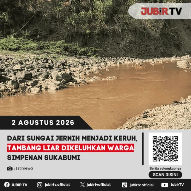 🌊 Warga Kecamatan Simpenan mengeluhkan kondisi sungai yang dulu jernih kini berubah keruh diduga akibat aktivitas tambang liar di wilayah hulu. Perubahan kualitas air ini berdampak pada kebutuhan sehari-hari masyarakat yang selama ini bergantung pada aliran sungai, terutama saat musim kemarau. Warga berharap pemerintah segera mengambil langkah tegas untuk menjaga kelestarian lingkungan dan memastikan sumber air tetap aman bagi masyarakat.

📌 𝐈𝐧𝐟𝐨 𝐥𝐞𝐧𝐠𝐤𝐚𝐩𝐧𝐲𝐚 𝐜𝐞𝐤 𝐝𝐢 𝐬𝐭𝐨𝐫𝐲 & 𝐬𝐨𝐫𝐨𝐭𝐚𝐧

#jubirtv #jubirtvnewscom #simpenan #tambangliar #sungaicidadap #lingkunganhidup #kabupatensukabumi #beritasukabumi #jawabarat #airbersih