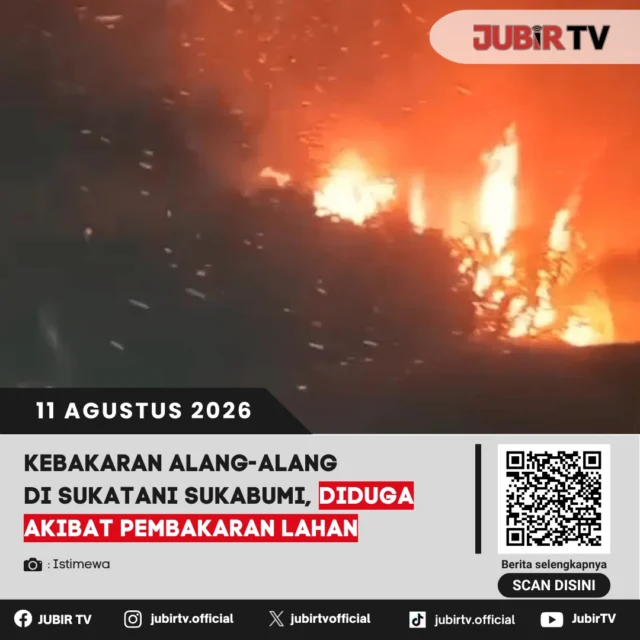 🔥 Kebakaran alang-alang terjadi di Sukatani, Sukabumi, diduga akibat pembakaran lahan.

Api membakar area alang-alang dan semak-semak hingga membuat warga sekitar khawatir. Kebakaran diduga bermula dari aktivitas pembakaran lahan yang kemudian api merambat dan sulit dikendalikan.

Warga diimbau lebih waspada saat melakukan aktivitas pembakaran, terutama di lahan terbuka yang mudah terbakar.

📌 𝐈𝐧𝐟𝐨 𝐥𝐞𝐧𝐠𝐤𝐚𝐩𝐧𝐲𝐚 𝐜𝐞𝐤 𝐝𝐢 𝐬𝐭𝐨𝐫𝐲 & 𝐬𝐨𝐫𝐨𝐭𝐚𝐧

#jubirtv #jubirtvnewscom #sukabumi #sukatani #kebakaran #kebakaranlahan #karhutla #pembakaranlahan #infodarurat #beritasukabumi