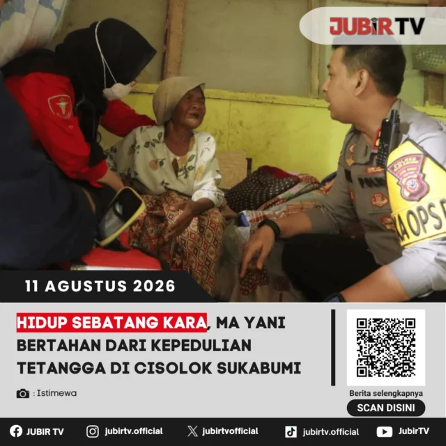 🥺 Hidup sebatang kara, Ma Yani bertahan dari kepedulian tetangga di Cisolok, Sukabumi.

Di tengah keterbatasan dan kondisi hidup yang serba sendiri, keseharian Ma Yani banyak terbantu oleh perhatian warga sekitar yang tak membiarkannya menghadapi semuanya seorang diri.

Kisah perjuangan Ma Yani dan kepedulian warga ini menjadi pengingat bahwa perhatian kecil bisa begitu berarti bagi mereka yang membutuhkan.

📌 𝐈𝐧𝐟𝐨 𝐥𝐞𝐧𝐠𝐤𝐚𝐩𝐧𝐲𝐚 𝐜𝐞𝐤 𝐝𝐢 𝐬𝐭𝐨𝐫𝐲 & 𝐬𝐨𝐫𝐨𝐭𝐚𝐧

#jubirtv #jubirtvnewscom #cisolok #sukabumi #sukabumiselatan #kisahwarga #kepedulianwarga #sosial #beritasukabumi #wargasukabumi