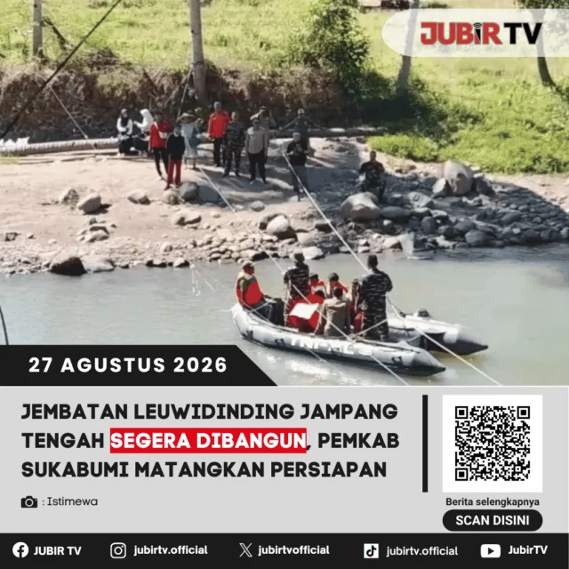 🌉 Jembatan Leuwidinding Jampang Tengah segera dibangun, Pemkab Sukabumi matangkan persiapan.

Pemerintah Kabupaten Sukabumi tengah mematangkan berbagai persiapan untuk pembangunan Jembatan Leuwidinding di Kecamatan Jampang Tengah.

Pembangunan jembatan ini diharapkan dapat meningkatkan akses dan konektivitas masyarakat di wilayah tersebut.

Bagaimana persiapan pembangunannya?

📌 𝐈𝐧𝐟𝐨 𝐥𝐞𝐧𝐠𝐤𝐚𝐩𝐧𝐲𝐚 𝐜𝐞𝐤 𝐝𝐢 𝐬𝐭𝐨𝐫𝐲 & 𝐬𝐨𝐫𝐨𝐭𝐚𝐧

#jubirtv #jubirtvnewscom #sukabumi #jampangtengah #jembatanleuwidinding #infrastruktur #pembangunanjembatan #pemkabsukabumi #beritasukabumi