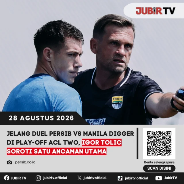 ⚽ Jelang duel Persib vs Manila Digger di play-off ACL Two, Igor Tolic soroti satu ancaman utama.

Pelatih Persib Bandung, Igor Tolic, menyoroti salah satu kekuatan yang perlu diwaspadai dari Manila Digger jelang pertandingan play-off ACL Two.

Persib pun dituntut tampil fokus dan tak memberi ruang bagi lawan untuk mengembangkan permainan.

Apa ancaman utama yang dimaksud Igor Tolic?

📌 𝐈𝐧𝐟𝐨 𝐥𝐞𝐧𝐠𝐤𝐚𝐩𝐧𝐲𝐚 𝐜𝐞𝐤 𝐝𝐢 𝐬𝐭𝐨𝐫𝐲 & 𝐬𝐨𝐫𝐨𝐭𝐚𝐧

#jubirtv #jubirtvnewscom #persib #persibbandung #maniladigger #acl2 #maungbandung #igorTolic #sepakbola #beritapersib #beritaolahraga