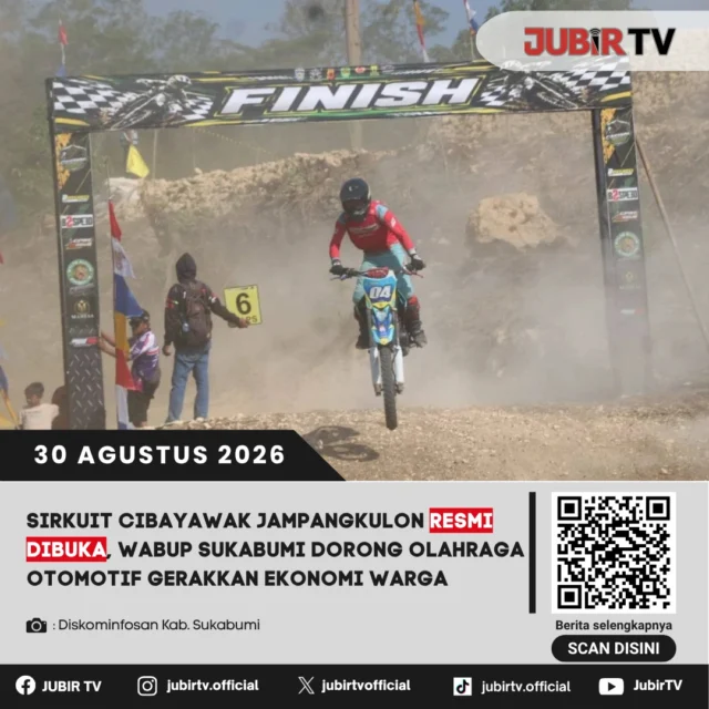 🏍️ Sirkuit Cibayawak Jampangkulon resmi dibuka.

Kehadiran Sirkuit Cibayawak di Kecamatan Jampangkulon diharapkan menjadi wadah bagi para pecinta otomotif sekaligus mendorong lahirnya bibit-bibit atlet balap dari wilayah Pajampangan.

Seperti apa fasilitas dan harapan dari hadirnya sirkuit baru ini?

📌 𝐈𝐧𝐟𝐨 𝐥𝐞𝐧𝐠𝐤𝐚𝐩𝐧𝐲𝐚 𝐜𝐞𝐤 𝐝𝐢 𝐬𝐭𝐨𝐫𝐲 & 𝐬𝐨𝐫𝐨𝐭𝐚𝐧

#jubirtv #jubirtvnewscom #jampangkulon #sukabumi #sirkuitcibayawak #otomotif #balapmotor #motocross #pajampangan #beritasukabumi