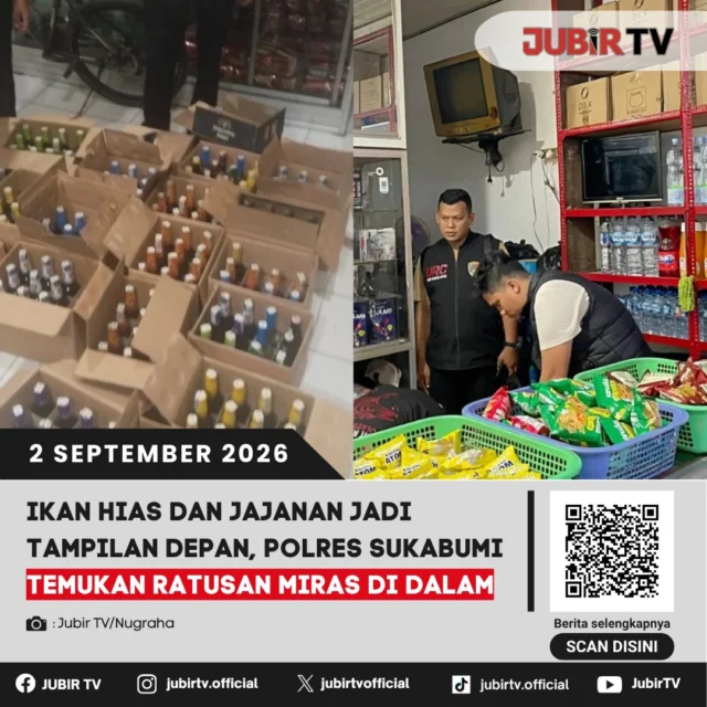 🚔 Ikan hias dan jajanan jadi tampilan depan, Polres Sukabumi temukan ratusan miras di dalam.

Polisi menemukan ratusan botol minuman keras yang disembunyikan di balik tampilan depan sebuah lokasi yang terlihat seperti tempat penjualan ikan hias dan jajanan.

Temuan tersebut terungkap dalam razia peredaran miras di wilayah Sukabumi.

📌 𝐈𝐧𝐟𝐨 𝐥𝐞𝐧𝐠𝐤𝐚𝐩𝐧𝐲𝐚 𝐜𝐞𝐤 𝐝𝐢 𝐬𝐭𝐨𝐫𝐲 & 𝐬𝐨𝐫𝐨𝐭𝐚𝐧

#jubirtv #jubirtvnewscom #sukabumi #polressukabumi #miras #razia #operasipekat #polisi #keamanansukabumi #beritasukabumi
