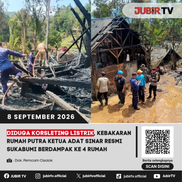 🔥 Diduga Korsleting Listrik, Kebakaran Rumah Putra Ketua Adat Sinar Resmi Berdampak ke 4 Rumah

Kebakaran melanda rumah putra Ketua Adat Kasepuhan Sinar Resmi, Sukabumi. Api diduga berasal dari korsleting listrik dan berdampak pada empat rumah di sekitar lokasi.

Peristiwa ini membuat warga harus meningkatkan kewaspadaan terhadap potensi kebakaran, terutama akibat gangguan instalasi listrik.

📌 𝐈𝐧𝐟𝐨 𝐥𝐞𝐧𝐠𝐤𝐚𝐩𝐧𝐲𝐚 𝐜𝐞𝐤 𝐝𝐢 𝐬𝐭𝐨𝐫𝐲 & 𝐬𝐨𝐫𝐨𝐭𝐚𝐧

#jubirtv #jubirtvnewscom #kebakaran #sinarresmi #sukabumi #kasepuhansinarresmi #korsletinglistrik #kebakaransukabumi #infokejadian #beritasukabumi