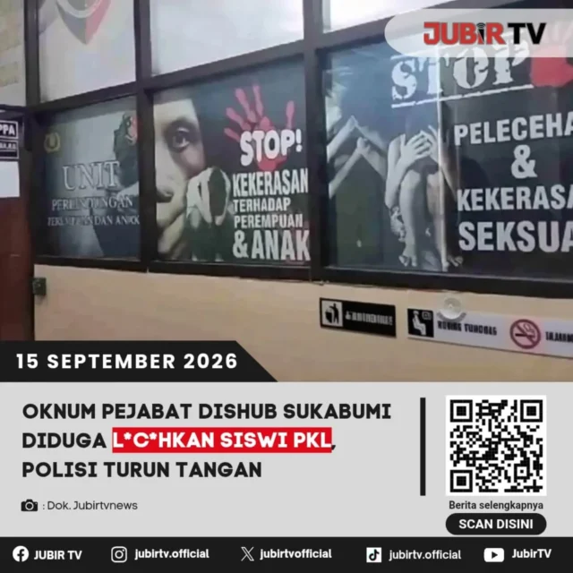 🚨 Oknum Pejabat Dishub Sukabumi Diduga Lecehkan Siswi PKL, Kasus Dilaporkan ke Polisi

Dugaan pelecehan seksual terhadap seorang siswi SMK yang sedang menjalani PKL di lingkungan Dishub Kabupaten Sukabumi berujung laporan ke Unit PPA Satreskrim Polres Sukabumi.
Pihak Dishub membenarkan adanya insiden yang melibatkan salah seorang bawahannya, sementara polisi masih melakukan pendalaman terhadap kasus tersebut.

Bagaimana kronologi dan perkembangan kasusnya?

𝐒𝐞𝐥𝐞𝐧𝐠𝐤𝐚𝐩𝐧𝐲𝐚 𝐊𝐥𝐢𝐤 𝐋𝐢𝐧𝐤 𝐁𝐢𝐨

#jubirtv #jubirtvnewscom #sukabumi #dishubsukabumi #pelecehanseksual