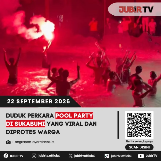 🚨 Pool Party di Sukabumi Viral, Warga Protes hingga Polisi Turun Tangan

Gelaran pool party di SantaSea Waterpark, Kota Sukabumi, menuai protes warga karena musik yang dinilai mengganggu hingga malam. Pemkot Sukabumi juga menyebut kegiatan tersebut tidak mengantongi izin dan tidak berkoordinasi dengan dinas terkait.

Kini, polisi telah memeriksa tiga orang dari pihak pengelola dan penyelenggara untuk mendalami dugaan pelanggaran dalam acara tersebut.

Lantas, bagaimana duduk perkara pool party yang bikin geger ini?

📌 𝐈𝐧𝐟𝐨 𝐥𝐞𝐧𝐠𝐤𝐚𝐩𝐧𝐲𝐚 𝐜𝐞𝐤 𝐝𝐢 𝐬𝐭𝐨𝐫𝐲 & 𝐬𝐨𝐫𝐨𝐭𝐚𝐧

#jubirtv #jubirtvnewscom #poolparty #sukabumi #kotasukabumi #santasea #viral #warga #polisi #perizinan