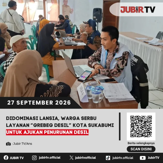 📋 Didominasi Lansia, Warga Serbu Layanan Grebeg Desil Kota Sukabumi

Warga memanfaatkan layanan Grebeg Desil untuk mengajukan pembaruan data kesejahteraan yang dinilai belum sesuai dengan kondisi mereka. Layanan ini menjadi salah satu upaya Pemkot Sukabumi memperbaiki data desil secara faktual.

Desil sendiri bersifat dinamis dan bisa diperbarui setelah melalui proses verifikasi serta validasi. Kenapa banyak warga lansia datang ke layanan ini?

📌 𝐈𝐧𝐟𝐨 𝐥𝐞𝐧𝐠𝐤𝐚𝐩𝐧𝐲𝐚 𝐜𝐞𝐤 𝐝𝐢 𝐬𝐭𝐨𝐫𝐲 & 𝐬𝐨𝐫𝐨𝐭𝐚𝐧

#jubirtv #jubirtvnewscom #grebegdesil #desil #sukabumi #kotasukabumi #dinsossukabumi #bansos #datadesil