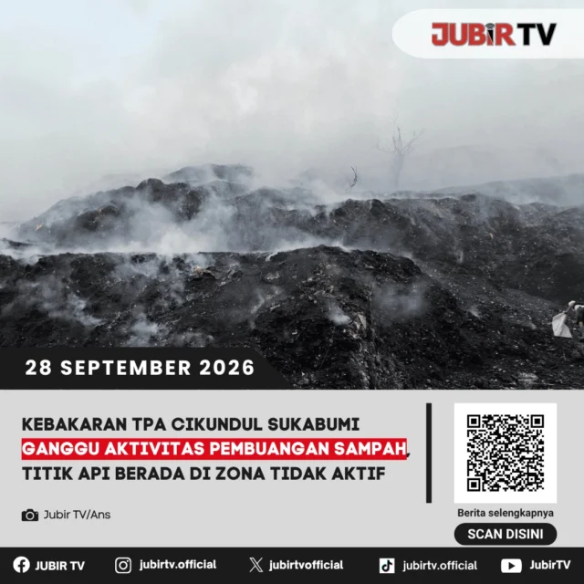🔥 Kebakaran TPA Cikundul Sukabumi Ganggu Pembuangan Sampah, Api Muncul di Zona Tidak Aktif

Kebakaran kembali melanda TPA Cikundul, Lembursitu, Kota Sukabumi. Titik api sempat muncul di zona tidak aktif, sebelum kemudian aktivitas pembuangan sampah ikut terganggu karena munculnya titik api di area TPA.

Petugas gabungan masih melakukan penanganan dan pemantauan untuk mencegah api meluas. Seperti apa kondisi terbaru TPA Cikundul?

📌 𝐈𝐧𝐟𝐨 𝐥𝐞𝐧𝐠𝐤𝐚𝐩𝐧𝐲𝐚 𝐜𝐞𝐤 𝐝𝐢 𝐬𝐭𝐨𝐫𝐲 & 𝐬𝐨𝐫𝐨𝐭𝐚𝐧

#jubirtv #jubirtvnewscom #tpacikundul #sukabumi #kotasukabumi #kebakaran #sampah #lembursitu #damkar #beritasukabumi