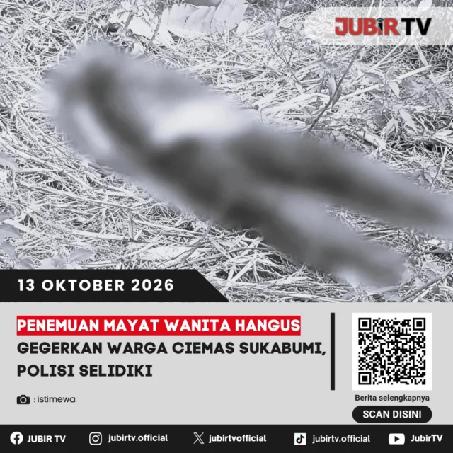 🚨 Penemuan Jenazah Perempuan Hangus Gegerkan Warga Ciemas Sukabumi, Polisi Turun Tangan

Warga Ciemas, Kabupaten Sukabumi, digegerkan dengan penemuan jenazah perempuan dalam kondisi hangus. Polisi kini melakukan penyelidikan untuk mengungkap identitas korban serta penyebab kematiannya.

Kasus ini masih dalam penanganan aparat. Perkembangan penyelidikan diharapkan dapat menjawab berbagai pertanyaan terkait penemuan tersebut.

Bagaimana kronologi penemuan dan hasil penyelidikan polisi?

📌 𝐈𝐧𝐟𝐨 𝐥𝐞𝐧𝐠𝐤𝐚𝐩𝐧𝐲𝐚 𝐜𝐞𝐤 𝐝𝐢 𝐬𝐭𝐨𝐫𝐲 & 𝐬𝐨𝐫𝐨𝐭𝐚𝐧

#jubirtv #jubirtvnewscom #ciemas #sukabumi #penemuanjenazah #polisi #kriminal #beritasukabumi