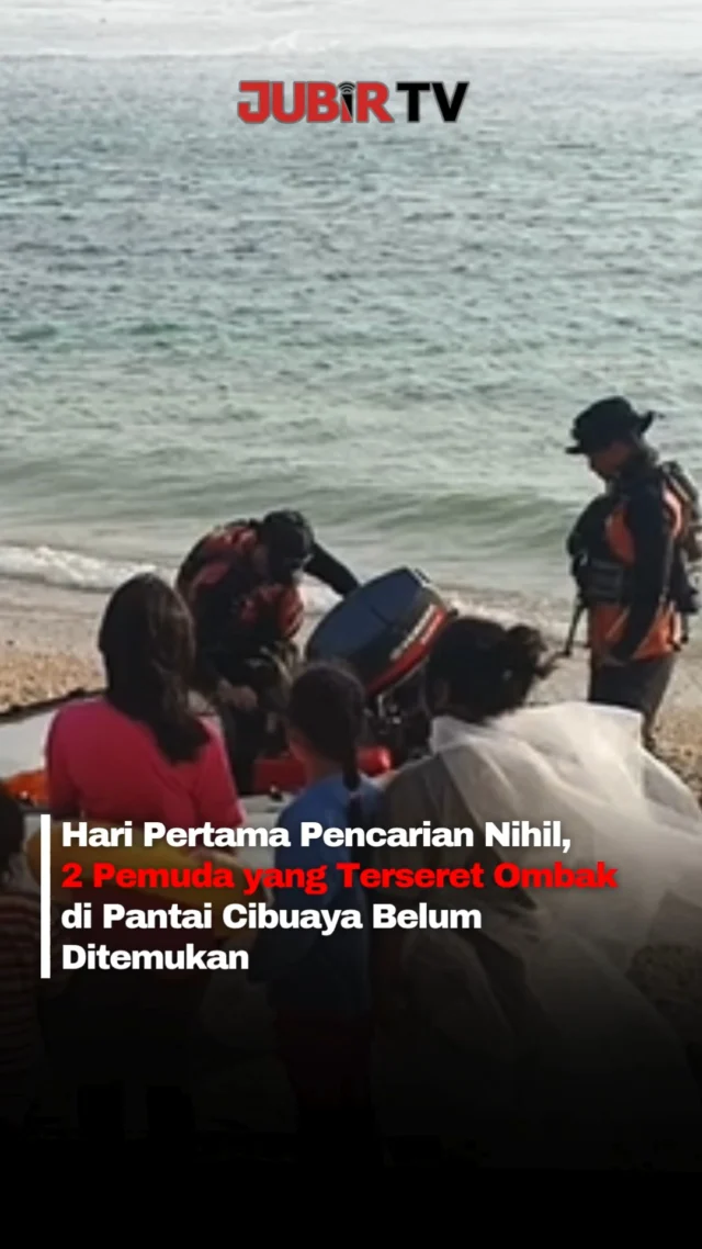 Pencarian dua pemuda yang hilang terseret ombak di Pantai Cibuaya, Kecamatan Ciracap, Kabupaten Sukabumi, berakhir nihil pada hari pertama, Minggu (11/10/2026).

Kedua korban, Muhamad Zubair (18) dan Zaki (17), dilaporkan terseret ombak saat berenang bersama tiga orang lainnya pada Sabtu sore. Tiga orang berhasil menyelamatkan diri, sementara dua pemuda tersebut masih belum ditemukan.

Arus laut yang kuat dan angin kencang menjadi kendala bagi tim SAR gabungan dalam melakukan penyisiran.

Editor: Tino

#jubirtv #jubirtvnewscom #sukabumi #pantaiCibuaya #ciracap #timSAR #pencarianoranghilang #terseretombak #basarnas #beritaterkini